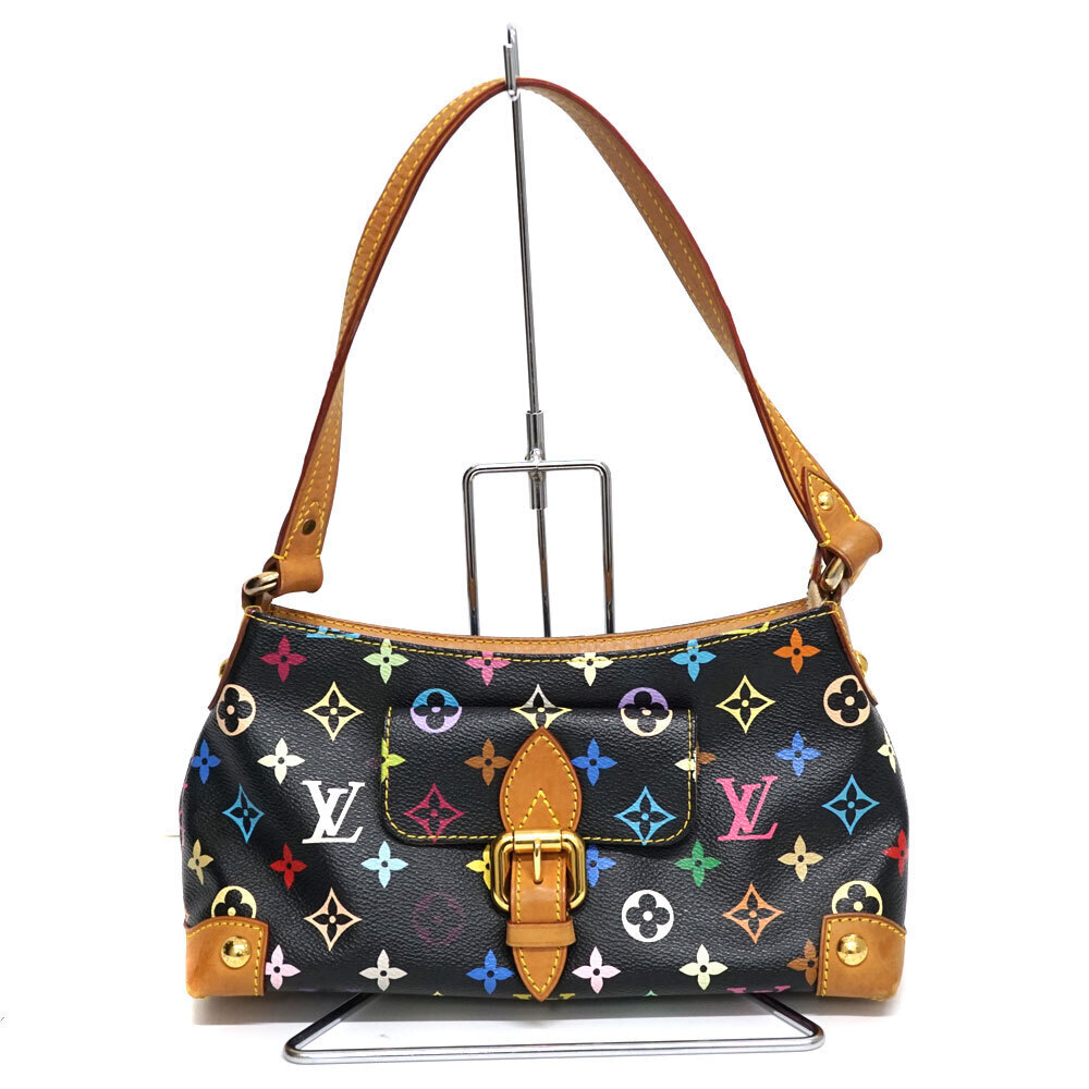 Louis Vuitton Eliza Shoulder Bag Canvas Leather Monogram Multicolor White